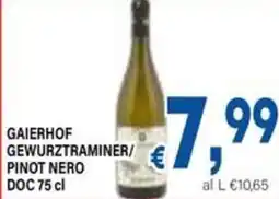 DEM Gaierhof gewurztraminer/ pinot nero DOC offerta