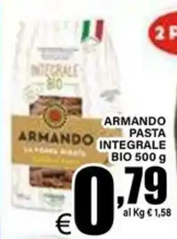 DEM Armando pasta integrale bio offerta