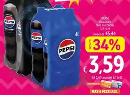 Spazio Conad PEPSI classica o zero zucchero offerta