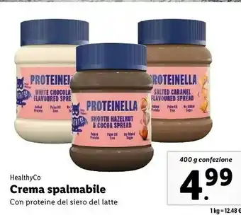 Lidl Healthyco crema spalmabile offerta