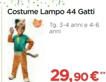 Costume lampo 44 gatti