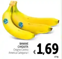 Spazio Conad Banane chiquita offerta