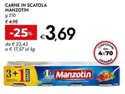 Bennet Carne in scatola MANZOTIN offerta