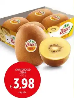 Spazio Conad Kiwi sungold ZESPRI offerta