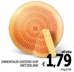 Spazio Conad Emmentaler svizzero dop switzerland offerta