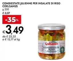 Bennet Condiestate julienne per insalate di riso COELSANUS offerta