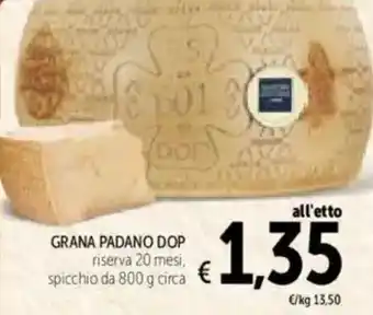 Spazio Conad Grana padano DOP offerta