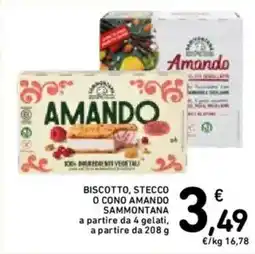Spazio Conad Biscotto, stecco o cono amando SAMMONTANA offerta