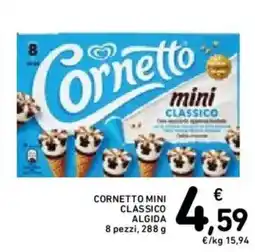 Spazio Conad Cornetto mini classico ALGIDA offerta