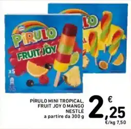 Spazio Conad Pírulo mini tropical, fruit joy o mango NESTLÉ offerta