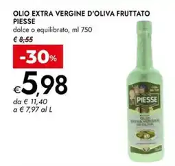 Bennet Olio extra vergine d'oliva fruttato PIESSE offerta