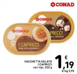 Spazio Conad Conad vaschetta gelato i capricci offerta