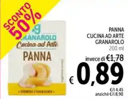 Spazio Conad Panna cucina ad arte GRANAROLO offerta