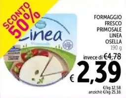 Spazio Conad Formaggio fresco primosale linea OSELLA offerta