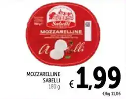 Spazio Conad Mozzarelline SABELLI offerta