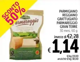 Spazio Conad Reggiano grattugiato parmareggio gran terre offerta