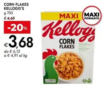 Bennet Corn flakes KELLOGG'S offerta