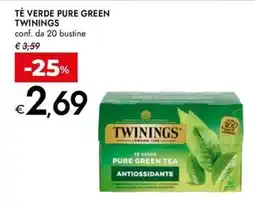 Bennet Tè verde pure green TWININGS offerta
