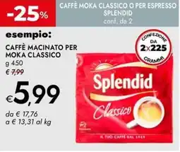 Bennet Caffè moka classico o per espresso SPLENDID offerta