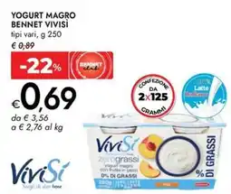 Bennet Yogurt magro BENNET VIVISÌ offerta