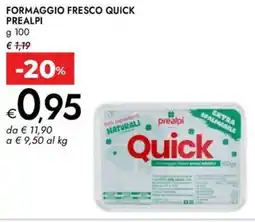 Bennet Formaggio fresco quick PREALPI offerta