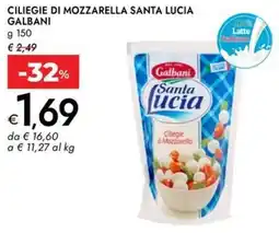 Bennet Ciliegie di mozzarella santa lucia GALBANI offerta