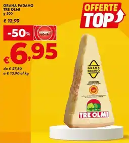 Bennet Grana padano TRE OLMI offerta