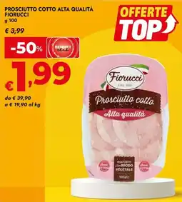 Bennet Prosciutto cotto alta qualità FIORUCCI offerta