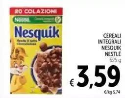 Spazio Conad Cereali integrali nesquik NESTLÉ offerta