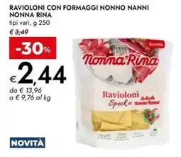Bennet Ravioloni con formaggi nonno nanni NONNA RINA offerta