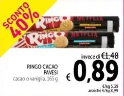 Spazio Conad Ringo cacao PAVESI offerta