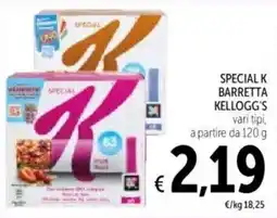 Spazio Conad Special k barretta KELLOGG'S offerta