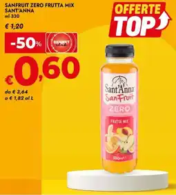 Bennet Sanfruit zero frutta mix SANT'ANNA offerta