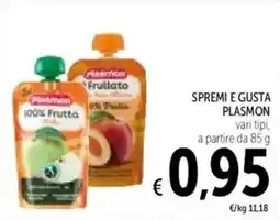 Spazio Conad Spremi e gusta PLASMON offerta