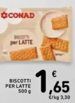 Spazio Conad Conad biscotti per latte offerta