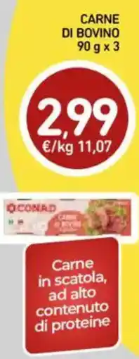 Spazio Conad Conad carne di bovino offerta