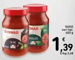 Spazio Conad Conad sugo offerta