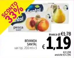 Spazio Conad Bevanda SANTÀL offerta