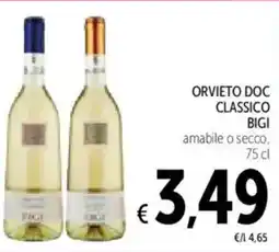Spazio Conad Orvieto doc classico BIGI offerta