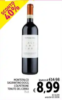 Spazio Conad Montefalco sagrantino docg CÒLPETRONE TENUTE DEL CERRO offerta
