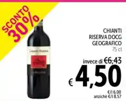 Spazio Conad Chianti riserva docg GEOGRAFICO offerta