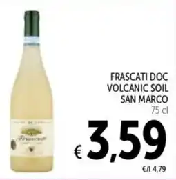 Spazio Conad Frascati doc volcanic soil SAN MARCO offerta