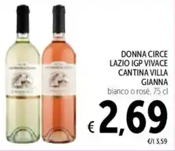 Spazio Conad Donna circe lazio igp vivace cantina villa gianna offerta