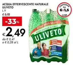 Bennet Acqua effervescente naturale ULIVETO offerta