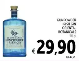 Spazio Conad Gunpowder irish gin oriental botanicals offerta