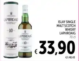 Spazio Conad Islay single malt scotch whisky LAPHROAIG offerta