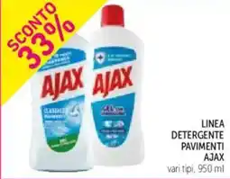 Spazio Conad Linea detergente pavimenti AJAX offerta