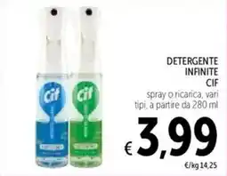 Spazio Conad Detergente infinite CIF offerta