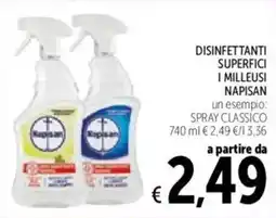 Spazio Conad Disinfettanti superfici i milleusi NAPISAN spray classico offerta