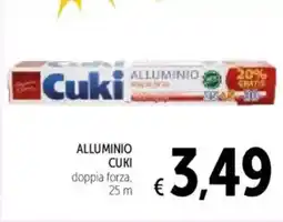 Spazio Conad Alluminio CUKI offerta